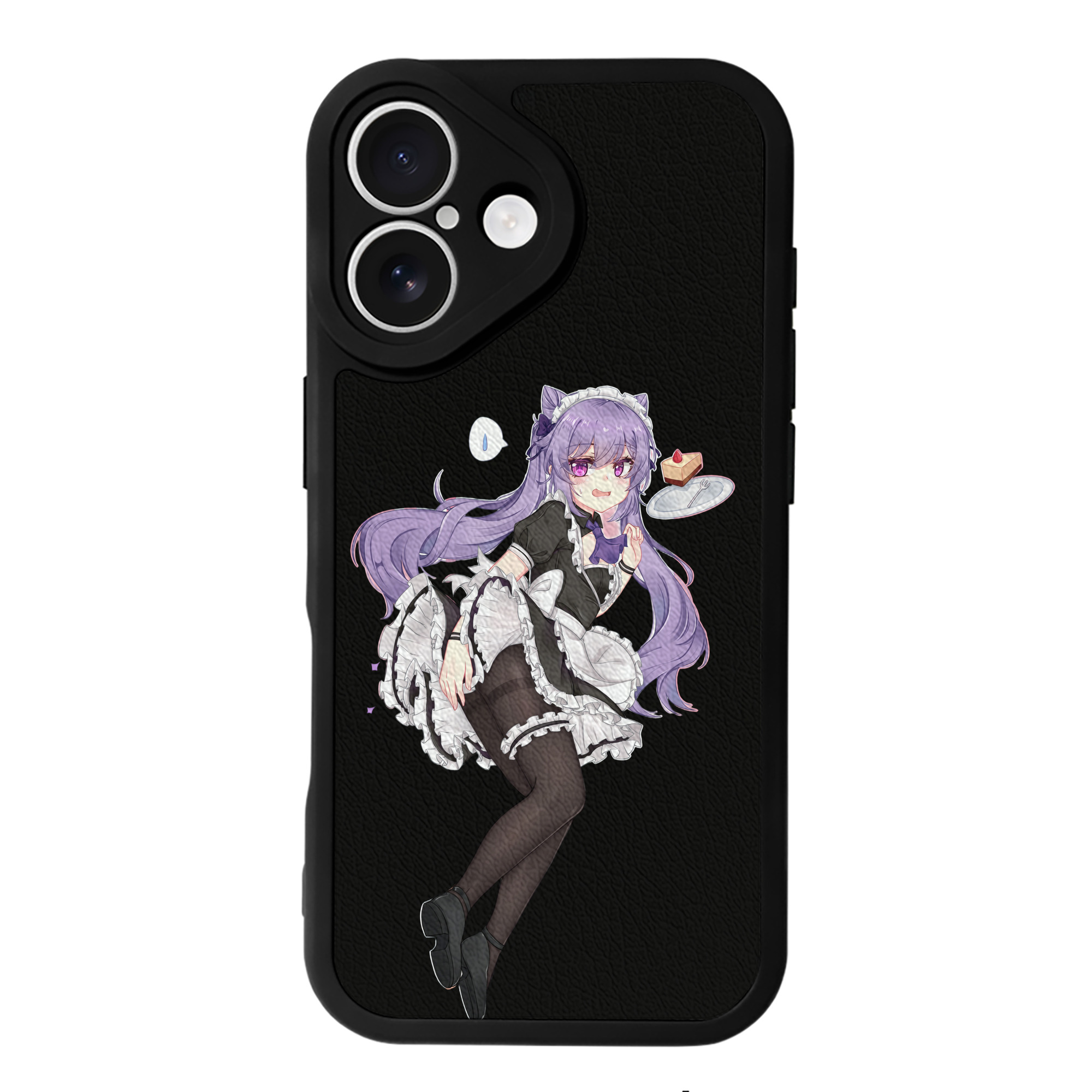 げんし神 刻晴 こくせい genshin Kokusei 【iPhone 16シリーズ対応】シリコンスマホケース（レザー調） 材質：シリコン